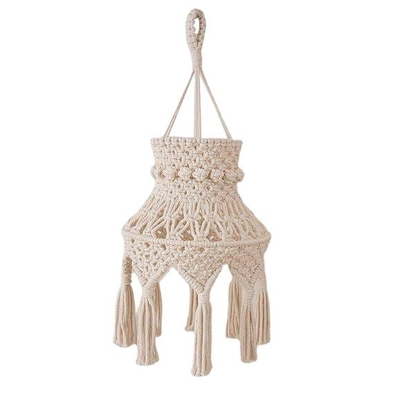 Macrame Lampshade For Home 20 inches - Leechoo